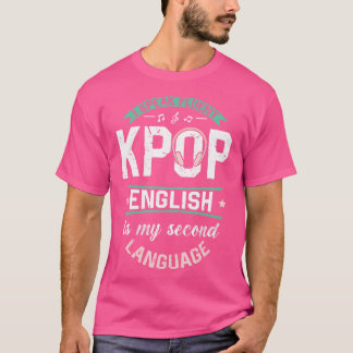 Camiseta Falo Coreano Fluente Inglês é Minha Segunda Língua