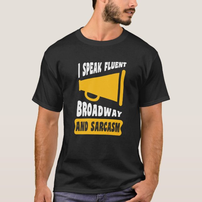 Camiseta Falo Correntemente Broadway E Sarcasmo (Frente)