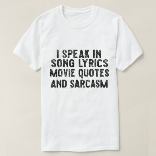 Camiseta Falo Em Filme Citando Música Letras E Sarcasmo
