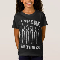 Falo em Tongs Blacksmith Tee Farrier Forge Gift