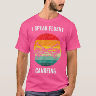 Camiseta Falo Fluent Canoeing Vintage Canoe Kayaking Gif