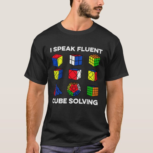 Camiseta Falo Fluent Cube Resolvendo Velocidade Competitiva (Frente)