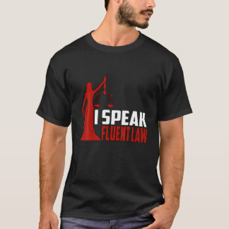 Camiseta Falo Fluent Law Lawyer Juiz Juris Doctor