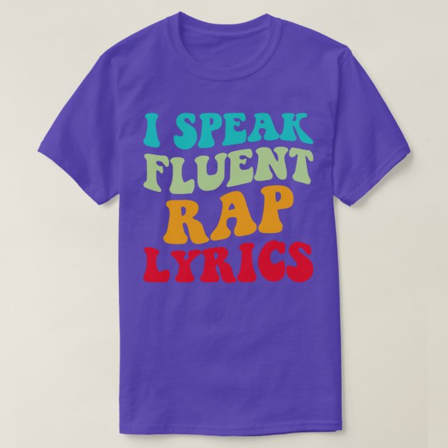 Camiseta Falo Fluent Rap Lyrics II (Frente do Design)