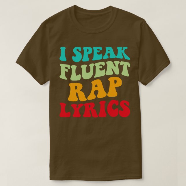 Camiseta Falo Fluent Rap Lyrics II (Frente do Design)
