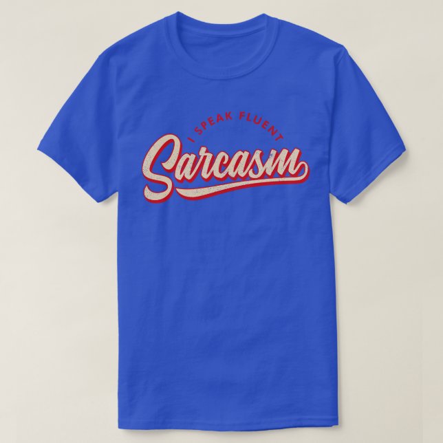 Camiseta Falo Fluent Sarcasm Red Versão (Frente do Design)