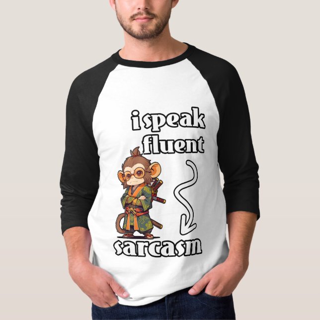 Camiseta Falo Sarcasmo Fluente (Frente)