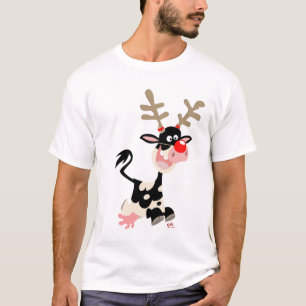 Camiseta falsa de Reindeer de Natal