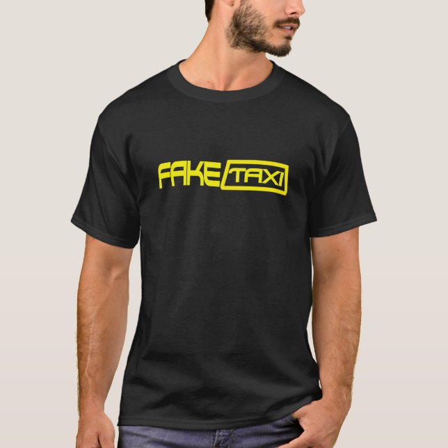 Camiseta falsa de táxi (Frente)