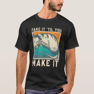 Camiseta Falso Até Que Você Faça Uma Bela Testemunha