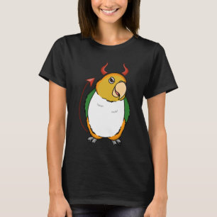 Camiseta Falso Diabo Fantasia Papagaio I Caique-de-barriga-