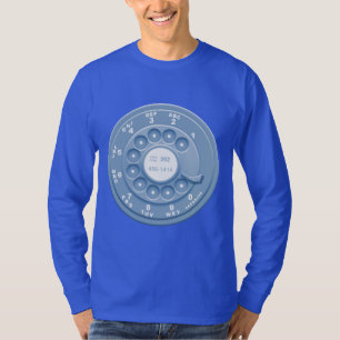 Camiseta Falso giratório - azul