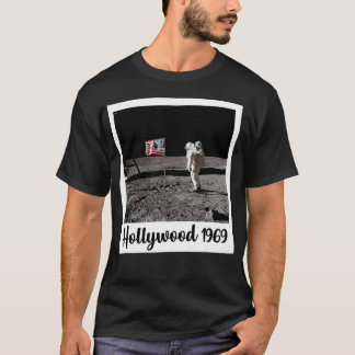 Camiseta Falso Landing Hollywood LA Conspiração é divertida