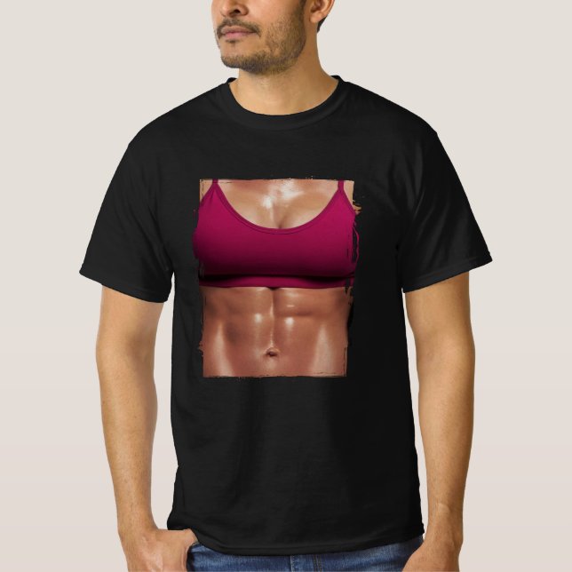 Camiseta Falso Músculo Malhação Mulher (Frente)