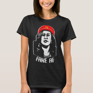 Camiseta Falso Sobre O Comunismo De Kamala Harris Humor Ele