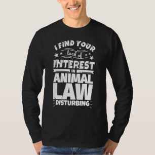 Camiseta Falta de interesse no direito dos animais