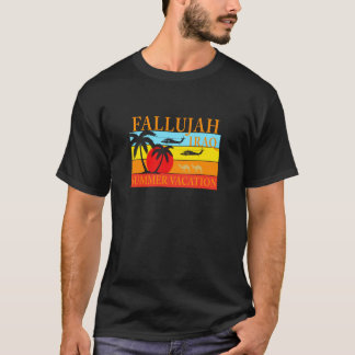 Camiseta Faluja Iraque Férias de Verão Implantação Militar