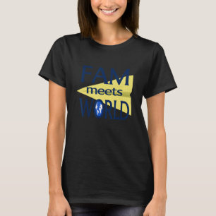 Camiseta Fam Atende Ao Tema Divertido Da Família Sitcom Mun
