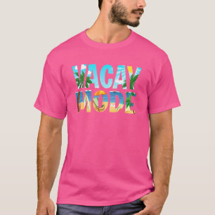 Camiseta Fama de férias de Verão de praia Legal tropical em