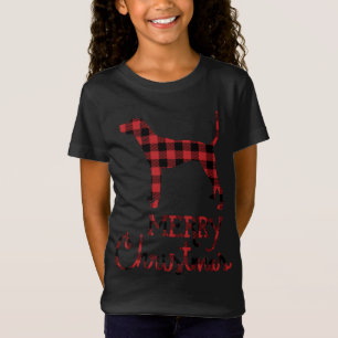 Camiseta Fama de Natal de Plott Xadrez Vermelha Fumaça Fuma