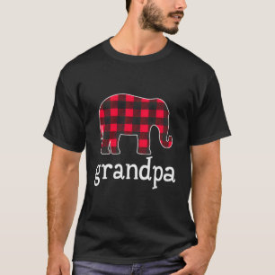 Camiseta Fama de Natal do Elefante da Xadrez Vermelha