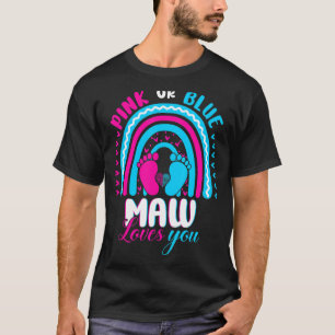 Camiseta Fama do Partido Revelação do Gênero, Rosa ou Azul,