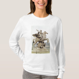 Camiseta Fama que monta Pegasus 1699-1702