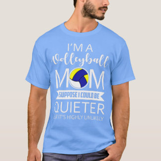 Camiseta FAMÍLIA 365 Im A Voleibol Mãe Engraçado Sayings Vo