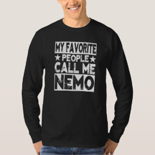 Camiseta Família 365 Meu Pessoas Favorito Me Chama Avô Nemo
