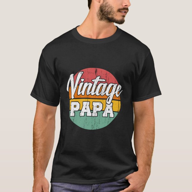 Camiseta Família 365 Vovô Dia de os pais Papa (Frente)