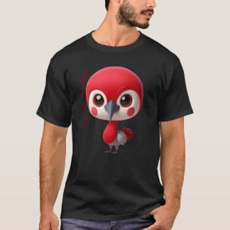 Camiseta Família Adorable Red Bird Character
