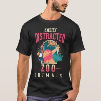 Camiseta Família amante de animais do zoológico