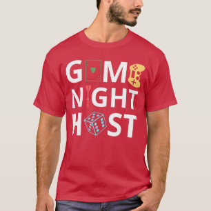 Camiseta Família Anfitriã da Noite de Jogo Jogo de Tabuleir