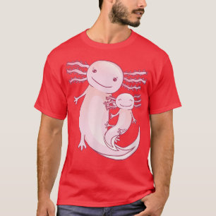 Camiseta Família Aolotl Cute Engraçado Aolotls Kawaii Japão