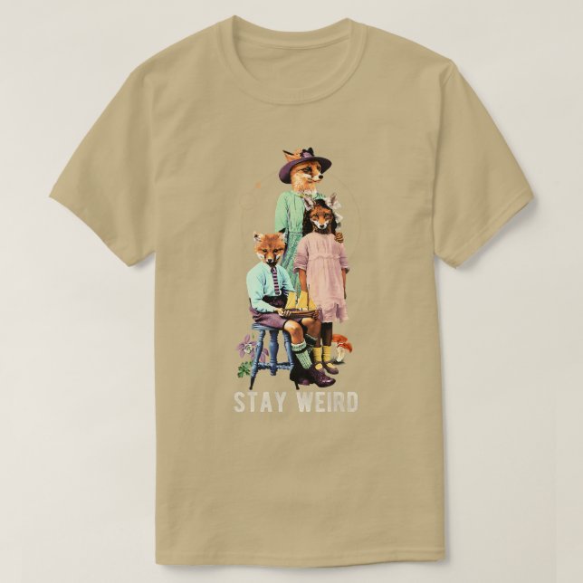 Camiseta Família Artífica Com Premium De Declaração Estranh (Frente do Design)