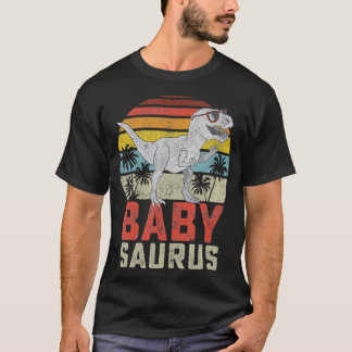 Camiseta Família Babysaurus T Rex Dinosaur Baby Saurus
