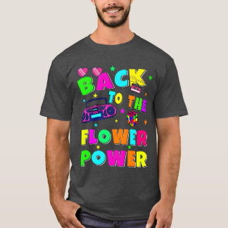 Camiseta família Backohe Flower Power