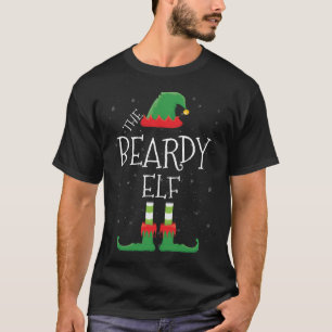 Camiseta Família BeARDY Elf Correspondendo às festas de Nat