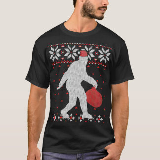 Camiseta Família Bigfoot Sasquatch Correspondente no Natal 