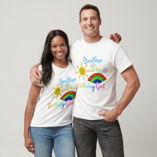 Camiseta Família Boho Rainbow - Irmão