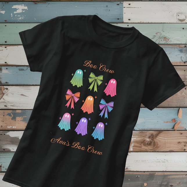 Camiseta Família Boo Crew Fantasmas Personalizados Gift Spo (Criador carregado)