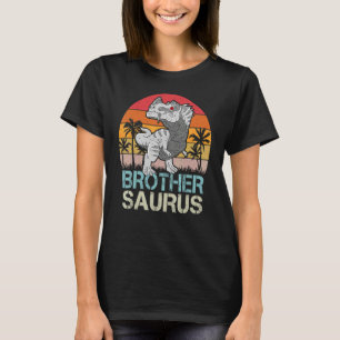 Camiseta Família Brothersaurus Correspondente Retro Vintage