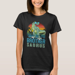 Camiseta Família Brothersaurus Rex Dinosaur Irmão Surus