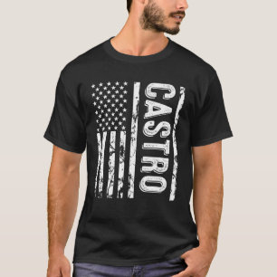 Camiseta Família Castro do Sobrenome Funny Surname Team Cas