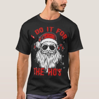 Camiseta Família Chrisrmas Eu Faço Isso Para O Hos Papai No