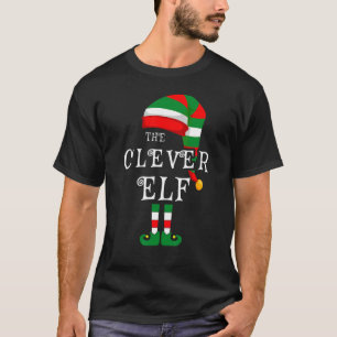 Camiseta Família Clever Elf - Grupo de Pijamas Corresponden