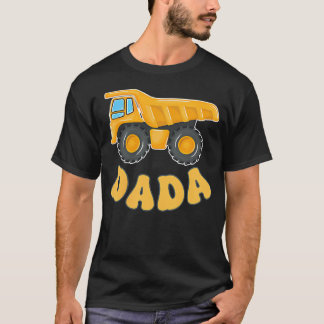 Camiseta Família Combinada de Construção Engraçada Dada Esc