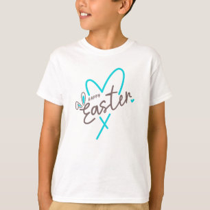 Camiseta Família Combinada Feliz Páscoa
