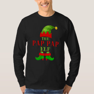 Camiseta Família Combinante O Pap Pap Elf Natal Pj Grupo