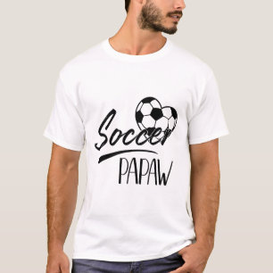 Camiseta Família Coração de Papai Futebol Jogador de Time C
